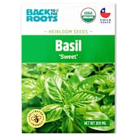 Back to Roots Heirloom Seeds, Sweet Basil