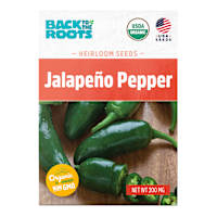 Back to Roots Heirloom Seeds, Pepper Hot Jalapeno Chili Pepper