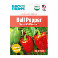 Back to Roots Heirloom Seeds, Bell Pepper Cal Wonder