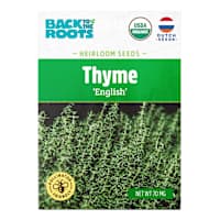 Back to Roots Heirloom Seeds, Thyme English