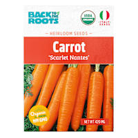 Back to Roots Heirloom Seeds, Carrot Scarlet Nantes