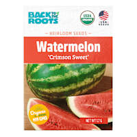 Back to Roots Heirloom Seeds, Watermelon Crimson Sweet