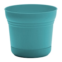 Saturn Bermuda Teal Outdoor Planter, 7"