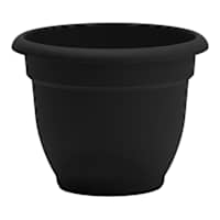 Ariana Black Outdoor Planter, 8"