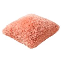 Clay Alpaca Faux Fur Throw Pillow, 24"