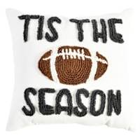 Tis The Season Football Thow Pillow, 18"