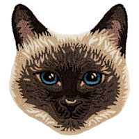 Siamese Cat Shaped Accent Rug, 28x30
