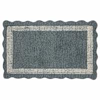 Lainey Indigo with Grid Border Accent Rug, 27x45