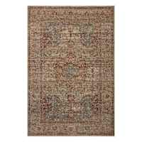 Alexandria Neutral Medallion Area Rug, 6x9