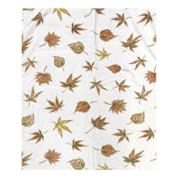 Japanese Maple Plush Throw Blanket, 50x60