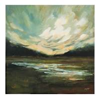 Abstract Landscape Canvas Wall Art, 40"