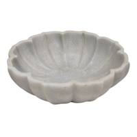 White Marble Lotus Bowl, 10x3