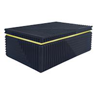 Black Geo Cement Box, 8x5.3