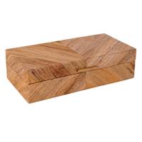 Small Water Hyacinth Skin Decorative Box, 11x5.5