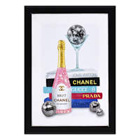 Lux Sneakers Framed Canvas Wall Art, 6x8