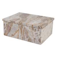 Natural Brown Marble Box, 9.5x7