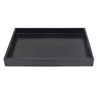 Black Acacia Wood Tray, 20x15