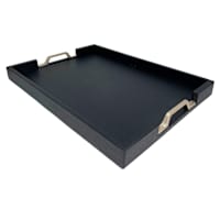 Black Wood Tray, 19x14