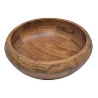 Natural Acacia Wood Bowl, 15"