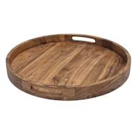 Natural Acacia Wood Tray, 20"