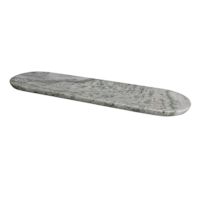 Light Green Marble Oblong Tray, 22x6
