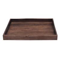 Espresso Acacia Wood Rectangle Tray, 20x15