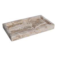 Beige Marble Rectangular Tray, 13x7