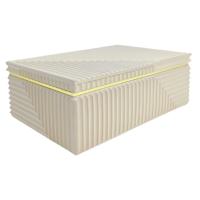Beige Geo Cement Box, 8x5.3