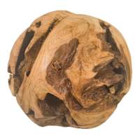Wooden Decorative Ball, 6"