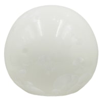 White Irridescent Pattern Decorative Ball, 6"