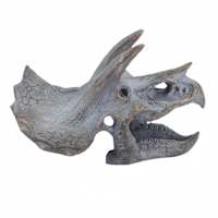 Triceratops Resin Skull Décor, 9x6