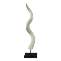 Decorative Horn Figurine, 21"