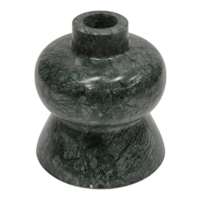 Green Marble Taper Candle Holder, 4"