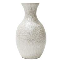 Solstice Ivory Capiz Vase, 15"