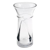 Clear Glass Vase, 11"