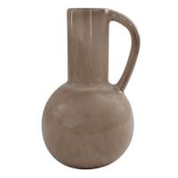 Ceramic Vase with Handle, 6"