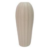 Grey Ceramic Vase, 7.9"