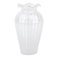 Clear Glass Vase, 3"
