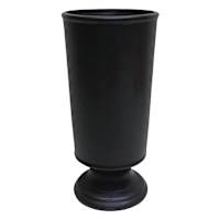 Black Ceramic Vase, 12.2"