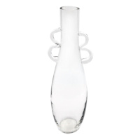 Clear Glass Vase, 17"