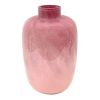 Pink Glass Vase, 6x6
