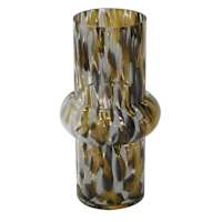 Cheena Glass Vase, 10.25"