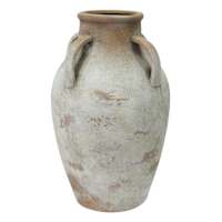 Natural Textured Ceramic Vase, 9x14