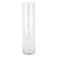 Clear Glass Vase, 19.7"
