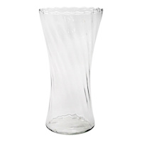 8 In Clear Glass Vase