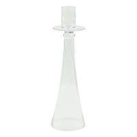 Glass Taper Candleholder, 12"