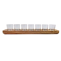 Brown Wooden Centerpiece Candle Holder, 26"