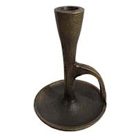 Bronze Cast Taper Candleholder, 6"