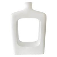 White Resin Oversized Vase, 24"