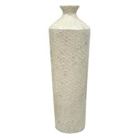 Cream Capiz Vase, 31"